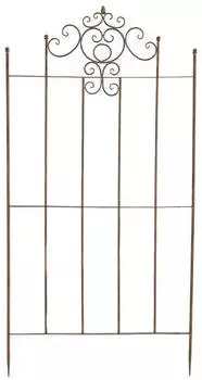 TPFGarden Rankgitter Braun Metall 85.5x170x2 cm