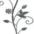 DanDiBo Rankhilfe Grau Metall 34x110x3 cm
