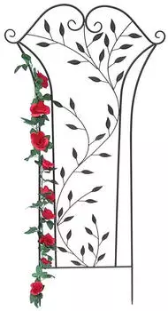 DanDiBo Rankhilfe Braun Metall 60x135x1 cm