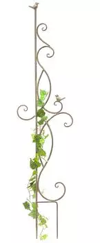 DanDiBo Rankhilfe Braun Metall 33x135x1.5 cm
