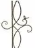 DanDiBo Rankhilfe Braun Metall 33x135x1.5 cm