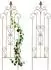 Relaxdays Rankgitter Braun Metall 35x116x0.5 cm