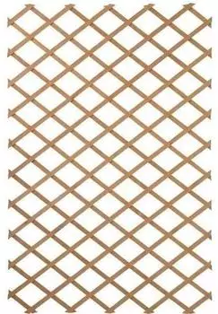 Nature Expandable wooden trellis 100 x 200 cm natural