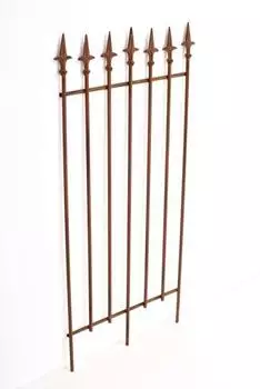 TPFGarden Rankgitter Braun Metall 50x100x7 cm