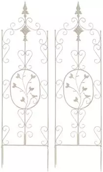 CLP Rankgitter Creme Metall 35x122x1 cm