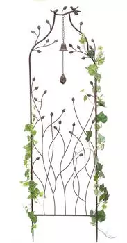 DanDiBo Rankhilfe Braun Metall 45x170x5 cm