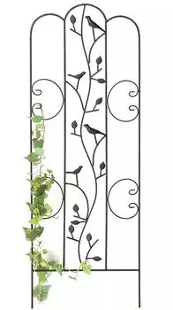 DanDiBo Rankhilfe Braun Metall 37x110x1.5 cm