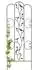 DanDiBo Rankhilfe Braun Metall 37x110x1.5 cm