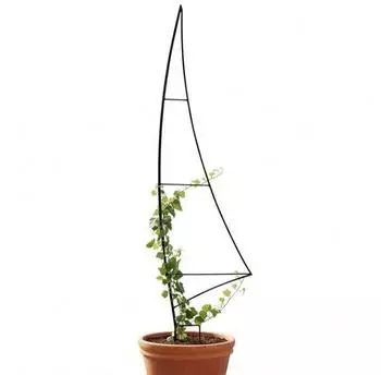 DanDiBo Rankhilfe Schwarz Metall 40x147x0.6 cm