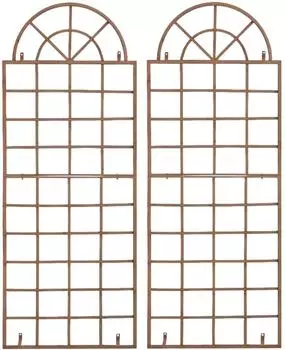 CLP Rankgitter Braun Metall 70x180x1 cm