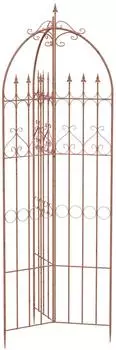CLP Rankgitter Braun Metall 70x234x70 cm