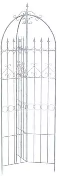 CLP Rankgitter Wei&szlig; Wei&szlig; Metall 70x234x70 cm
