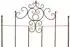 CLP Rankgitter Braun Metall 85.5x170x2 cm