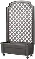 KHW Spalier Pflanzkasten auf Rollen mit Bew&auml;sserungssystem, BxTxH: 79x35x134 cm