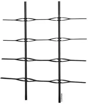 Lechuza Rankgitter f&uuml;r TRIO 40 schwarz