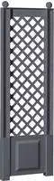 KHW Spalier BxTxH: 43x6x140 cm, wei&szlig;