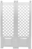 KHW Spalier BxTxH: 43x6x140 cm, wei&szlig;