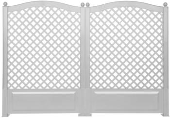KHW Spalier 100 cm weiß - 2er Set