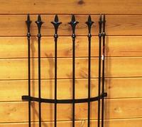KUHEIGA Rankgitter H&ouml;he 150cm, Schwarz, Rosengitter Rosenhalter, Wandrankgitter