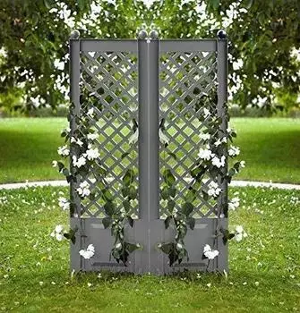 KHW Rankgitter Kunststoff 2er Set (43 x 140 cm)