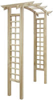 vidaXL Gartenbogen 150x60x210 cm Holz