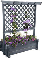 promadino Rankhilfe Rankkasten mit Pergola, BxTxH: 112x65x139 cm