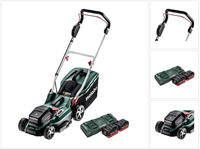 Metabo RM 36-18 LTX BL 36 Akku Rasenm&auml;her 36 V ( 2x 18 V ) LTX Brushless + 2x Akku