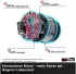 Einhell GP-CM 36/47 S Li BL (mit 4 Akkus 4,0 Ah und Ladekabeln)