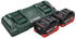 Metabo RM 36-18 LTX BL 36 (2x Akku 5,5 Ah und Doppelladegerät)