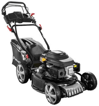 Brast Benzin Rasenmäher mit Antrieb 5,2kW(7PS) Elektrostart 48cm 4 Takt OHV Motor 30-80mm 60L 19224 ESTART