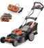 FUXTEC FX-E2RM51 mit 2x20V Akku 4Ah und Ladegerät
