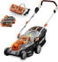 FUXTEC 40V Akku Rasenmäher FX-E2RM43 mit Akkupack, mit Ladegerät