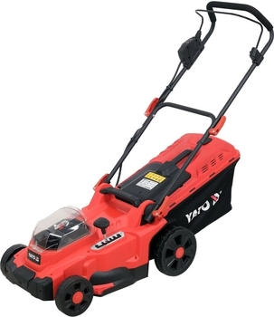 Yato Rasenm&auml;her 2x18V 37cm ohne Akku & Ladeger&auml;t