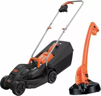 Black & Decker Elektro-Rasenmäher(1000W)/-trimmer-Kit