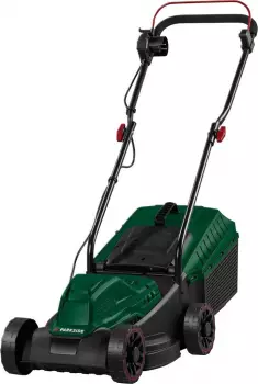 Parkside PERM 1200 A1 mit abnehmbarer 30-L-Grasfangbox