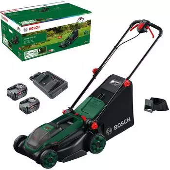 Bosch Akku-Rasenm&auml;her ROTAK18V2-38 2x Akku PBA 18V 4.0Ah