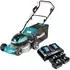 Makita DLM 466 PM4 Akku-Rasenmäher 36V 46cm Brushless, 4x 4,0Ah + Ladegerät (DLM466PM4)