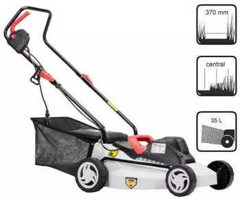 NAC LE15-37-PB-S Elektrischer Rasenmäher 1500W 37cm (WU_630539)
