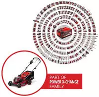 Einhell Akkurasenm&auml;her "GC-CM 36/46 S Li BL (2x4,0Ah)" Inkl. Akku und Twincharger