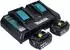 Makita DLM 466 PM2 Akku-Rasenmäher 36V (2x18V) 46cm Brushless (DLM466PM2)