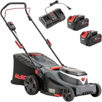 AL-KO 18V/36V Akku-Rasenm&auml;her 43.6 mit 2 Akkus 5 Ah