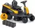 Stiga Akku-Rasentraktor SWIFT 372E Kit 4x 48 Ah Akku + Ladegerät
