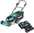 Makita DLM 466 PT4 Akku-Rasenmäher 36V (2x18V) 46cm Brushless (DLM 466 PT4)