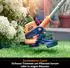 Lawnmaster VBRM16 Combo mit 24V Gras-Trimmer