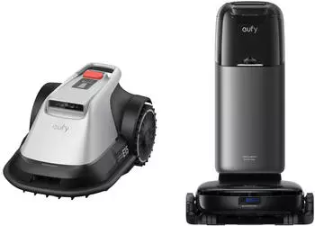Eufy E15 mit eufy S1 Pro HydroJet Wisch- und Saugroboter