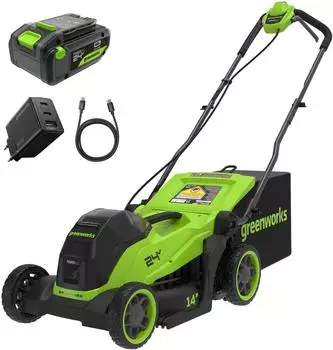 Greenworks POWERALL 24V Rasenmäher 36cm Gen. II - 4Ah Akku