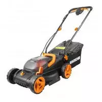 Worx WG779E, WORX WG779E, Schieberasenm&auml;her, 280 m&sup2;, 34 cm, 30 l, 90 dB,...