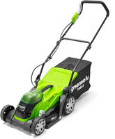 M&auml;her Greenworks 40v - Schnitt Von 35cm - 1 Batterie 2,0ah - 1 Ladeger&auml;t -