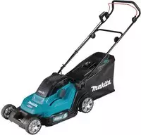 Makita Akkurasenm&auml;her "DLM432PT2" mit 2 Akkus 18V/5 Ah LXT, und