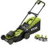 Ryobi Rasenmäher RY18LMX40A-240 ONE+, Akku, 2x18V / 4Ah, mit 2 Akkus,...